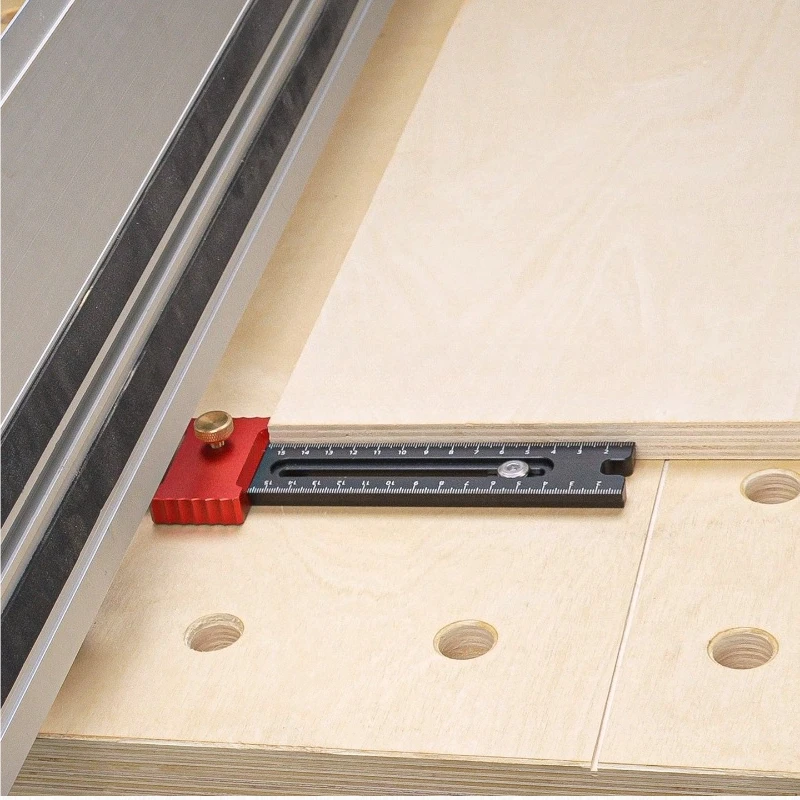 Angle Adjustable Miter Gauge Precision CNC Backing Fence for Table Saw Router Table Precision Angle Setting Woodworking Tools