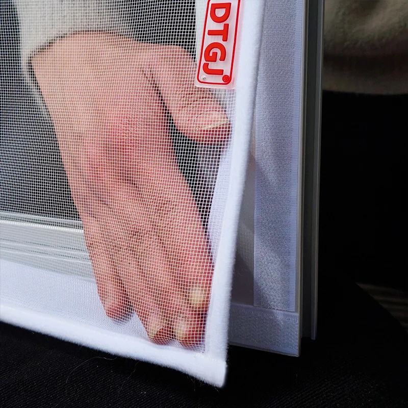 Moustiquaire blanche pour fenêtres à ouverture intérieure, écran invisible en fibre de verre sur mesure, maille anti-insectes contre les moustiques et les mouches