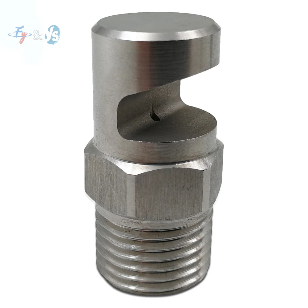 Wide-Angle Fan Nozzle 1/8″ 1/4″ 3/8″ 1/2″ 3/4″ 1″High-Pressure Resistance Large Angle Coverage Spray Nozzle for Cooling/Washing