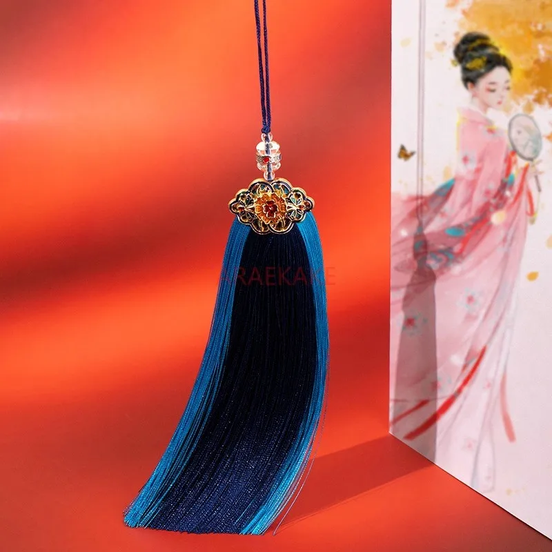 3PCS Butterfly Love Flower Chinese Style, Car Hanging Tassel Jewelry Pendant Fan Pendant Bag Hanging Spike Waist Pendant