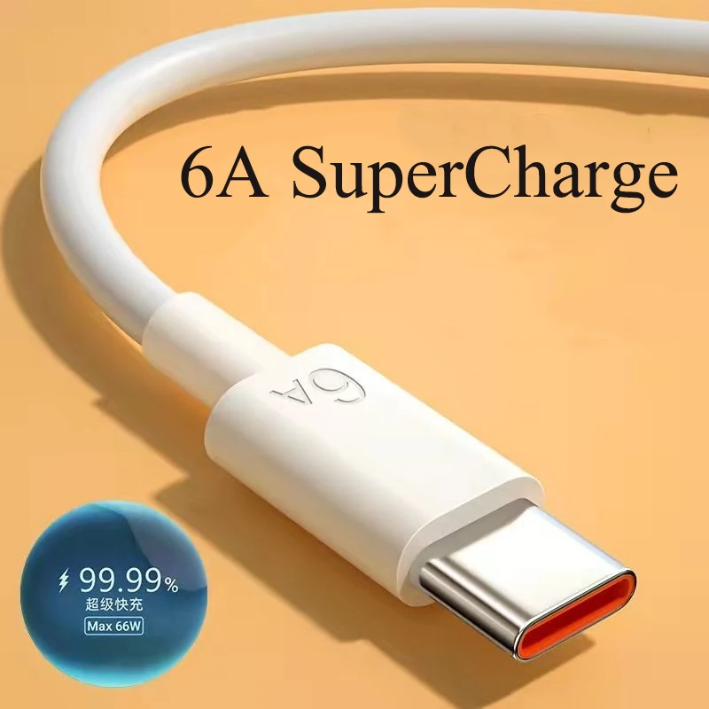 Honor 70 80 90 5G Super Charge Cable Original 6A Fast Charging Wire Line For Honor 200 100 Magic 6 5 4 3 2 Pro V2 V V3 66W 100W