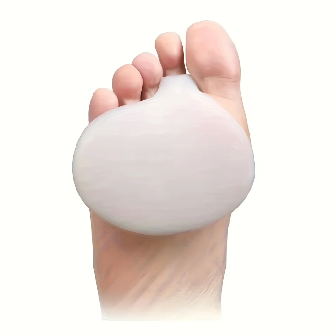 4Pcs Silicone Metatarsal Pads, Forefoot Cushion Insoles, Soft Silicone Gel Foot Care Pads