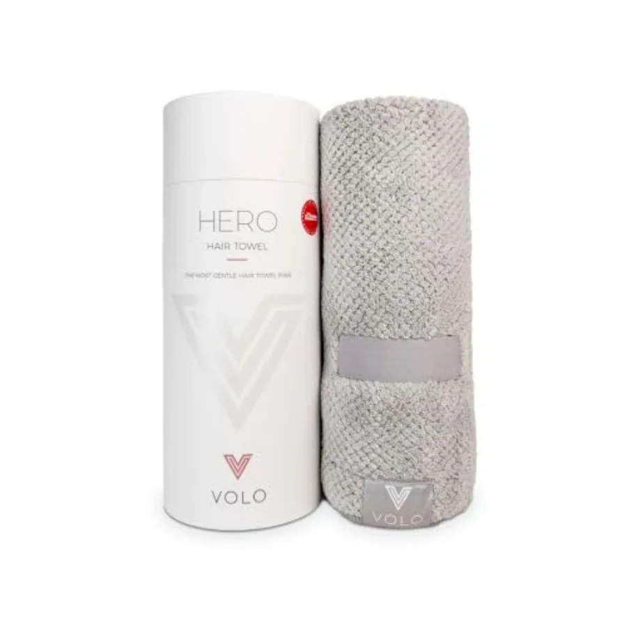 

Hero Hair Towel Ultra Soft Nanoweave™ Microfiber, Super Absorbent Quick Dry, Reduces Dry Time 50%, Anti-Frizz and Breakage, Sec