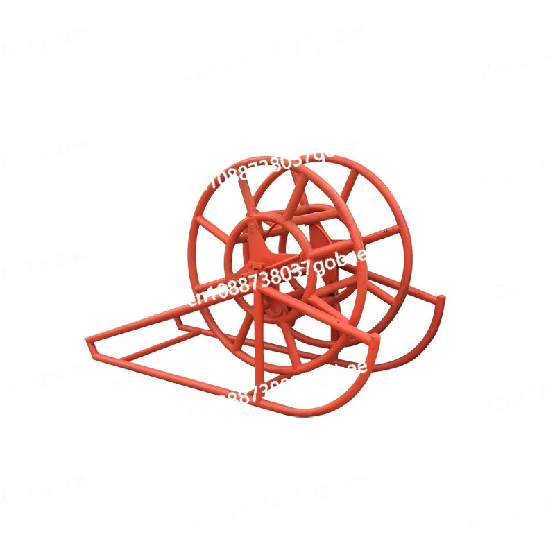 

Wire rope pay-off frame Tension pay-off shaft frame Ship type Electric power construction