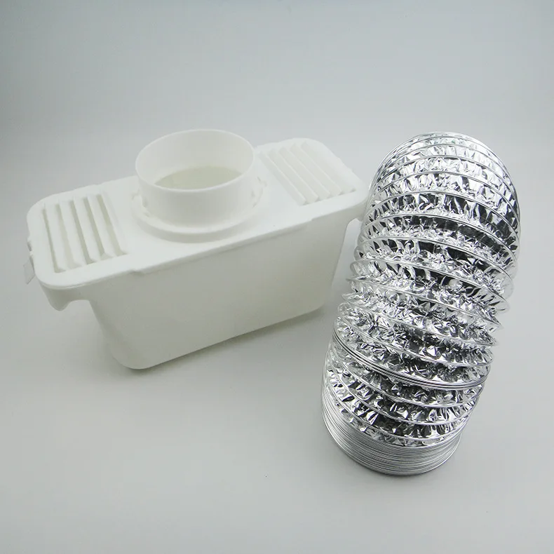 Imagem -03 - Universal Tumble Dryer Condensador Kits Ventilação Mangueira Ventilação Kit Box Parte Flexível Stretch Exhaust Duct Pvc