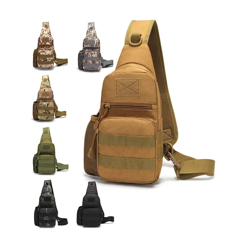 

Tactical Shoulder Bag Men Hiking Backpack Nylon Outdoor Hunting Camping Fishing Molle Trekking Chest Sling Bag