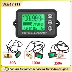 80V 50A/100A/350A Battery Capacity Tester TK15 Coulomb Meter Lithium Iron Phosphate Capacity Detector Power Meter Battery Tester