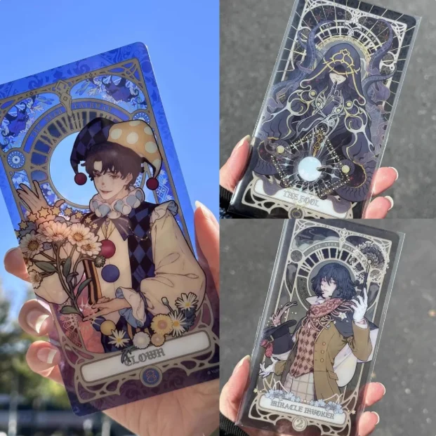 Anime Lord of Mysteries Serie Oracle Klein Moretti Segnalibro acrilico Carta trasparente Accessori per cartoni animati Regalo di Halloween