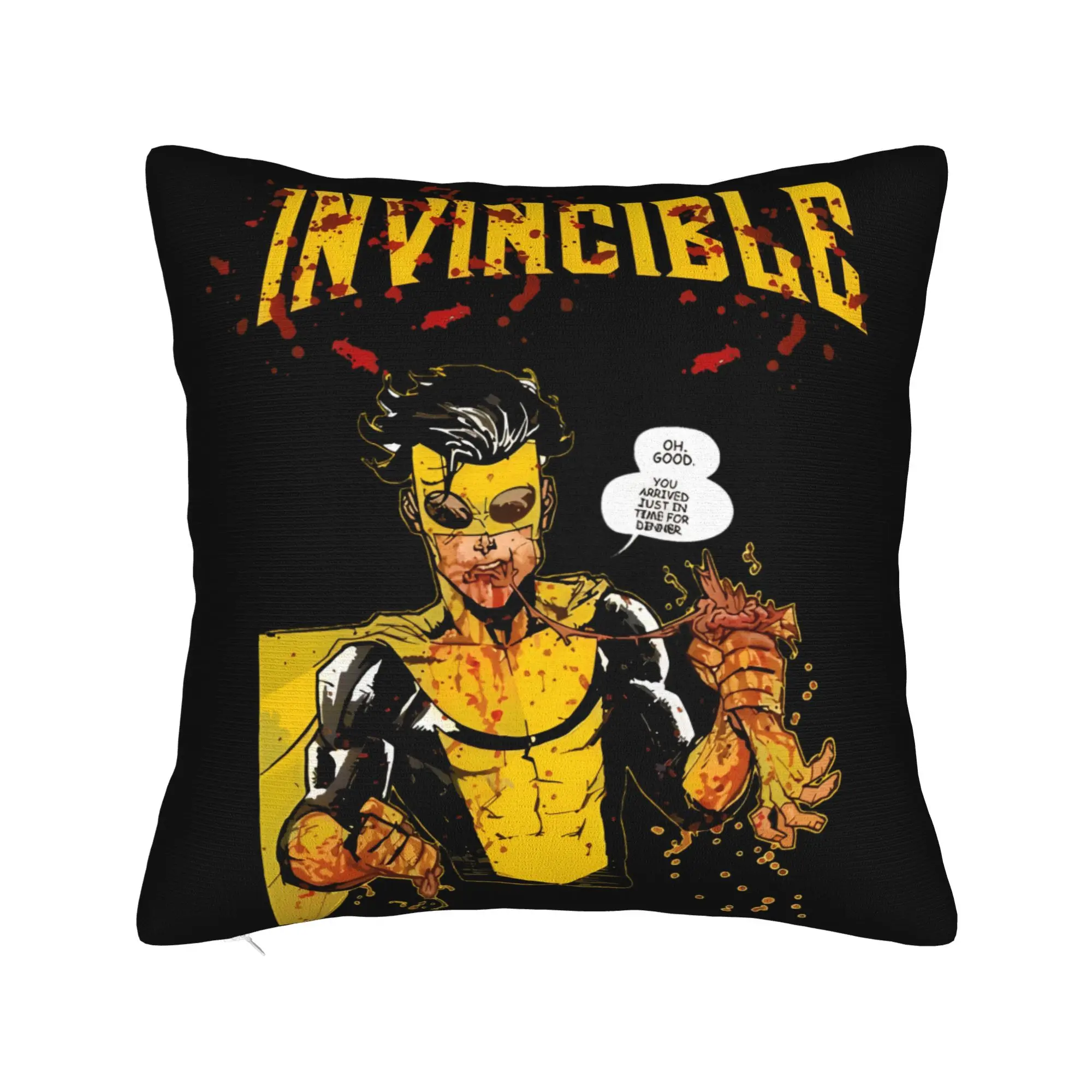 The Bloody One Invincible Pillow Case  Graphic Pillow Cover Novelty Cushion Cover For Chair Sofa Home Decor