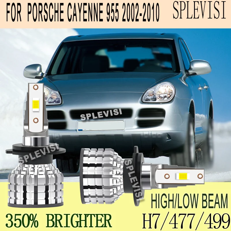 

Brighter Than Standard Halogen Bulbs High Low Beam LED For Porsche Cayenne 955 2002 2003 2004 2005 2006 2007 2008 2009 2010