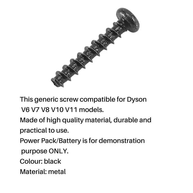 AT28 5Pcs Screws for Dyson for V6 V7 V8 V10 V11 Vacuum Cleaner Battery Power Pack Replacement Metal Parts