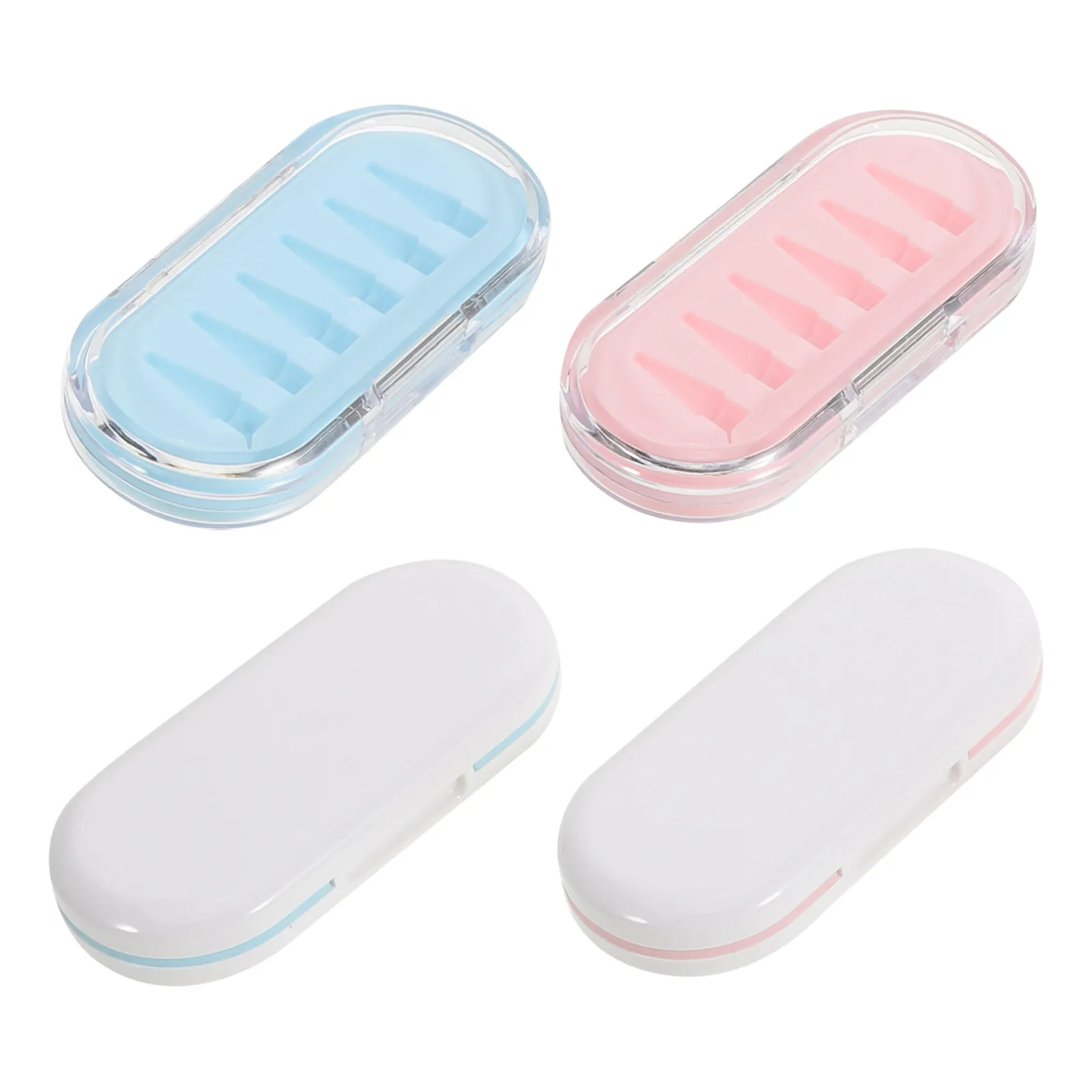 4Pcs Stylus Tip Organizer Box Minimalist Storage Pen Nib Holder Protective Tablet Accessories Case School Office Travel Pen Tip