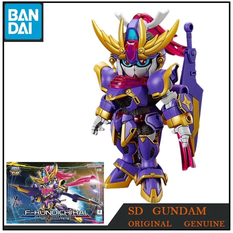 Bandai Original  SD CS GUNDAM F-KUNOICHIKAI CROSS SILHOUETTE Anime Action Figures Toys for Boys Girls Kids Gift Model Ornaments