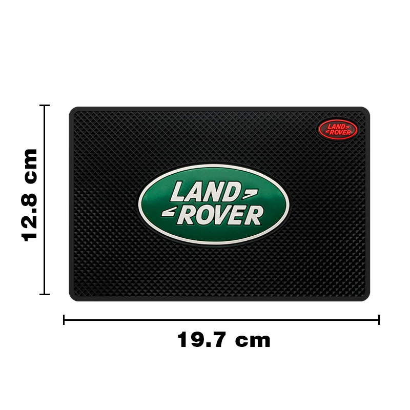 1PC Car Logo Rubber Anti-Slip Pad Auto Dashboard Phone Stand Non-Slip Mat For Land Rover Freelander 2 LF Discovery L462 Range