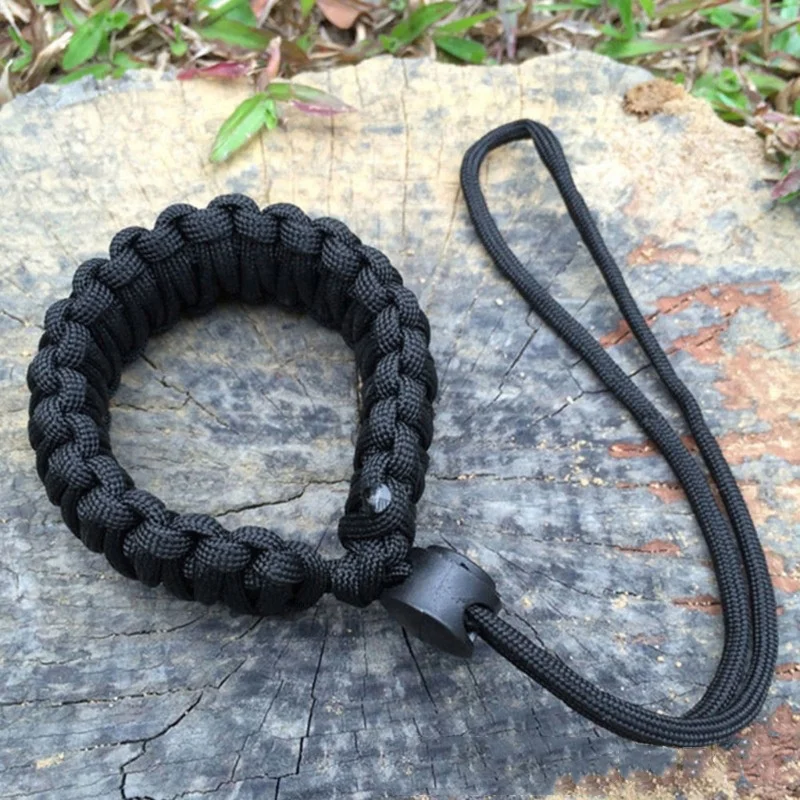 Camera Rope Outdoor Survival Bracelet Woven Hand Strap Rope Wrist Wristband for Canon Leica Sony Fujifilm Fuji Nikon Camera