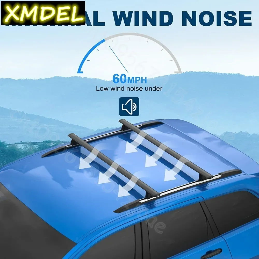 

car styling Pair Roof Rack Crossbar Luggage Carrier For 2021-2022 for Toyota Sienna