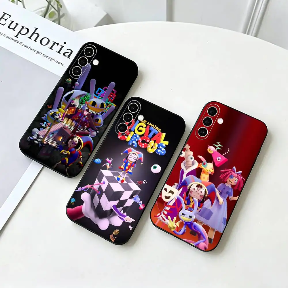 A-Amazing D-Digital C-Circus   Phone Case For Samsung Galaxy A73,A72,A71,A70,A53,A52,A51,Others Soft Black Cover
