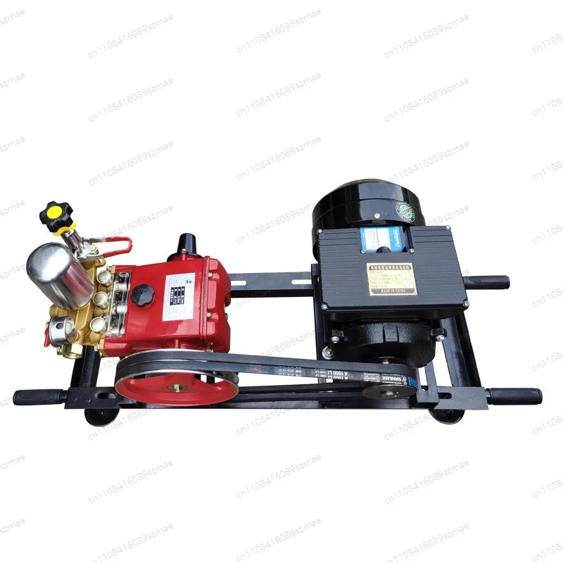 

High pressure sprayer single-phase electric garden spraying pump three-cylinder plunger pump dust removal mist cannon machine