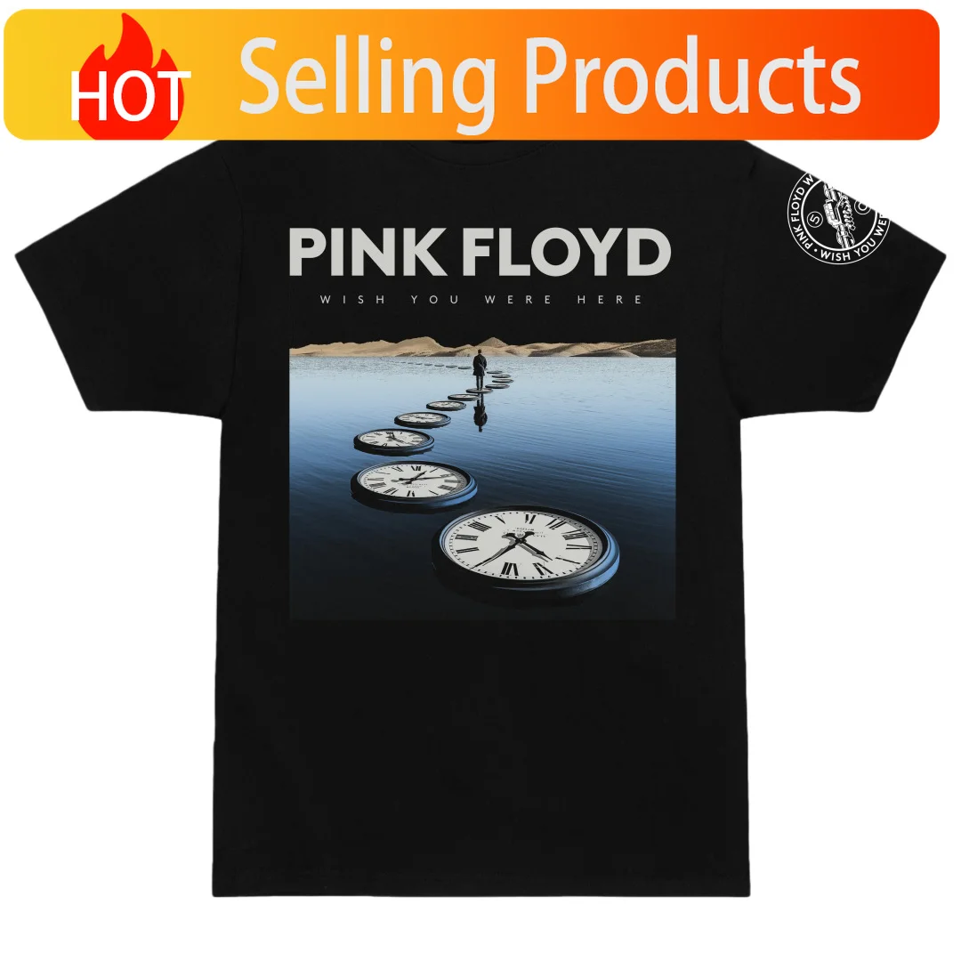 New Pink Floyd Men's 100%Cotton shirts Rock album Graphic Men and Women hiphop shirt Suitable for Both Summer Printed Tshirt