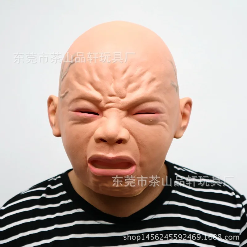 Halloween Street Funny Baby Crying Baby Mask Child Mask