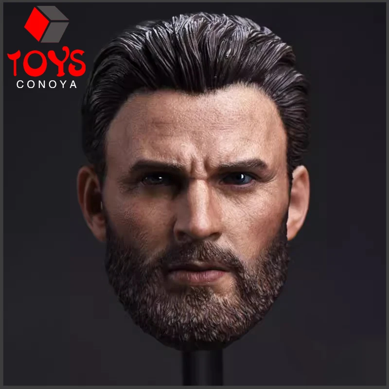 

ZCTOYS T-05 1/6 Scale American Bearded Decadence Edition Head Sculpt Model Fit 12'' Male Soldier Action Figure Body Dolls