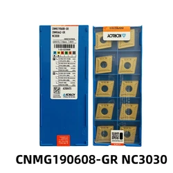 Korloy cnc超硬インサート、CNMG120408-LP、CNMG120408-VB、CNMG120408-VM、nc3215、nc3225