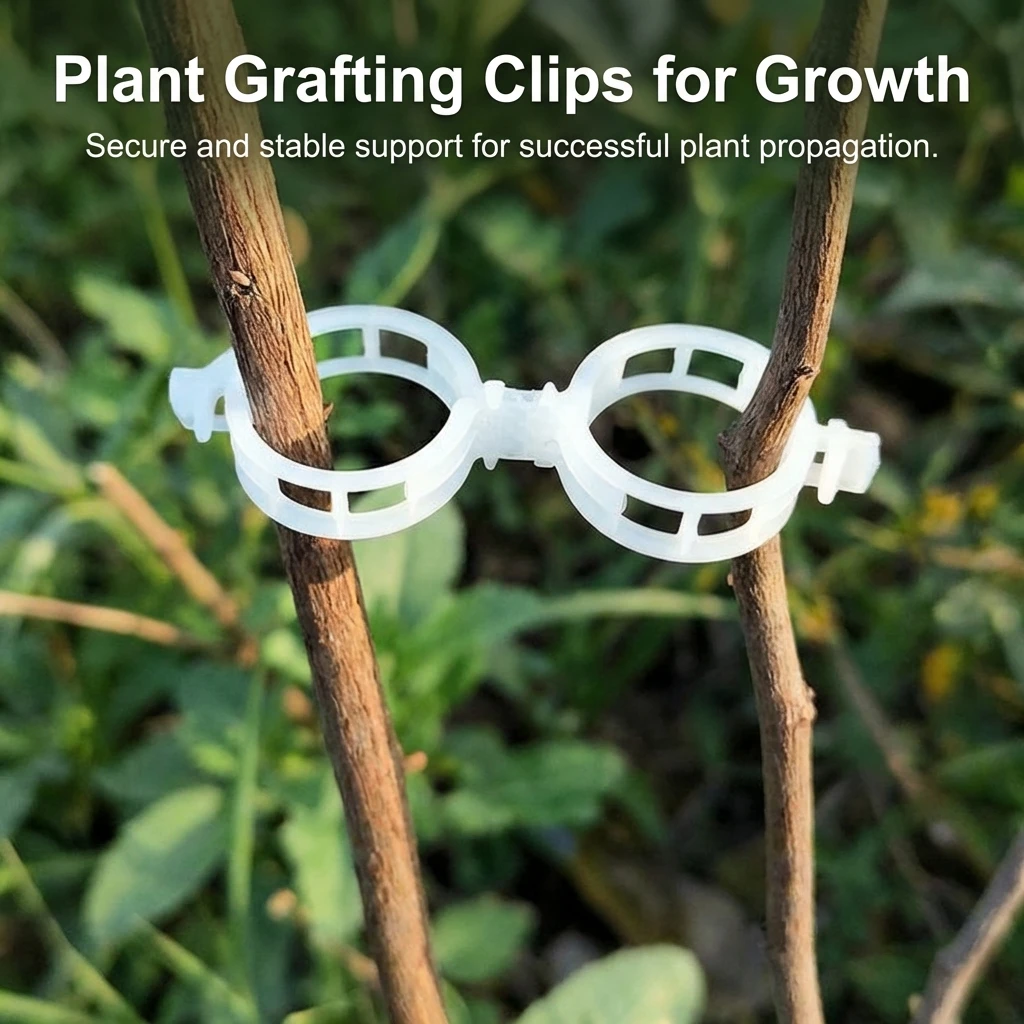 

Plant Support Clips Plastic Vine Ties for Home Tomato Cucumber Gardening Use