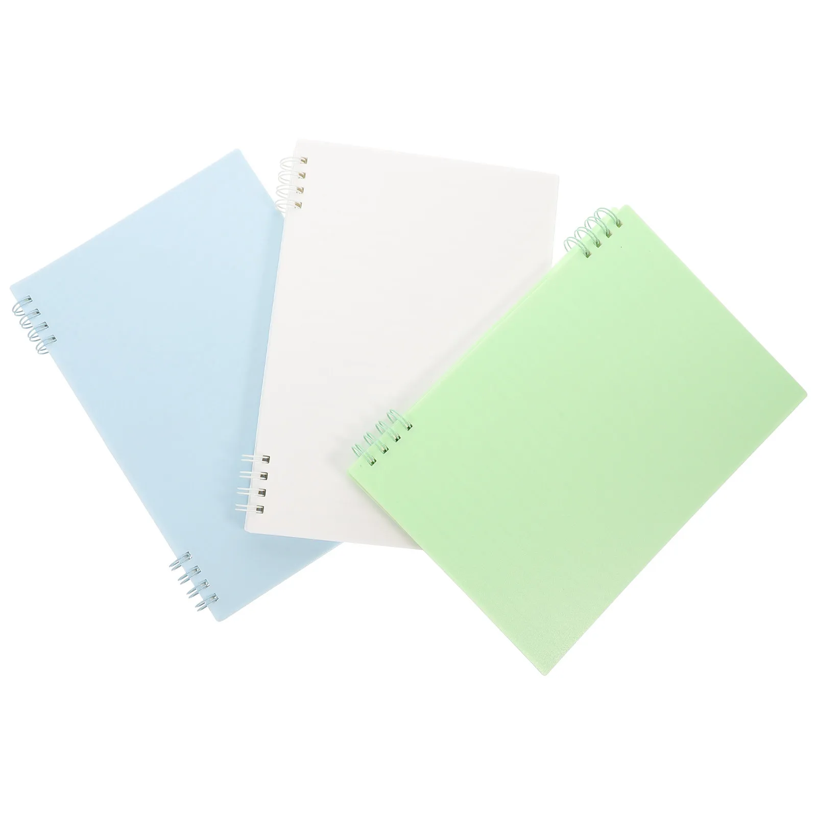 

3Pcs Spiral Memo Pads Household Convenient Planner Notepads for Office School Daily Recording Notebooks for Students Workers