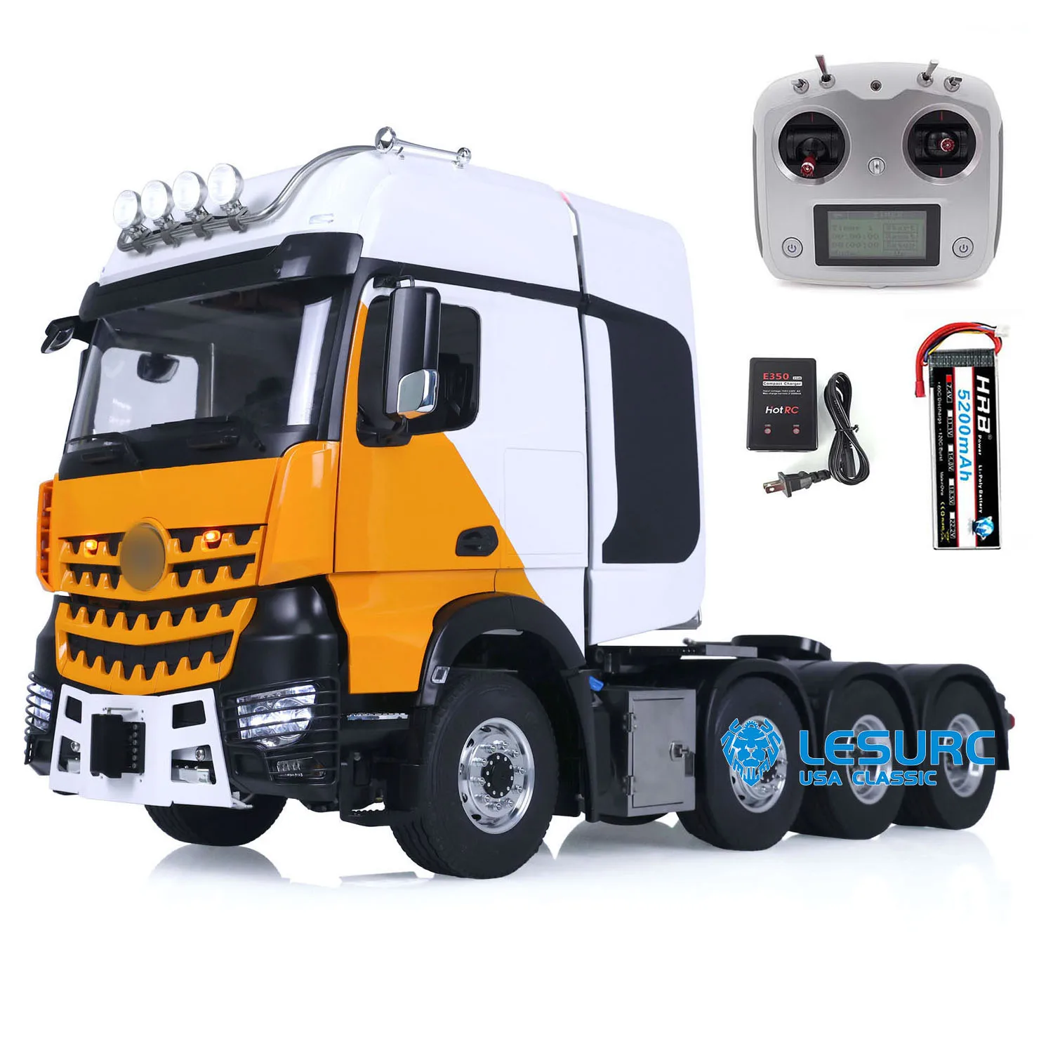 

LESU Metal Finished 1/14 RC Tractor Truck DIY 3363 1851 Radio Control Car W/ Motor ESC Servo RC Heavy Machine Toys