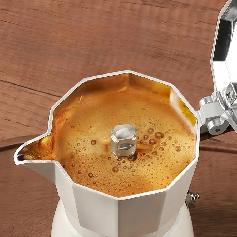 Cafetera de doble válvula de 100 ml, hervidor de extracción de espresso, cafetera moka, accesorios para preparar café al aire libre a alta temperatura