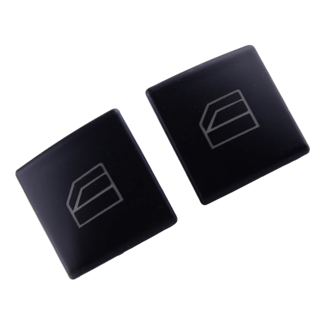 1 Pair Window Switch Button Cover Cap Fit For Mercedes Benz A B C E M GLK GL GLA GLE GLS Class CLA Black Plastic A2049055402