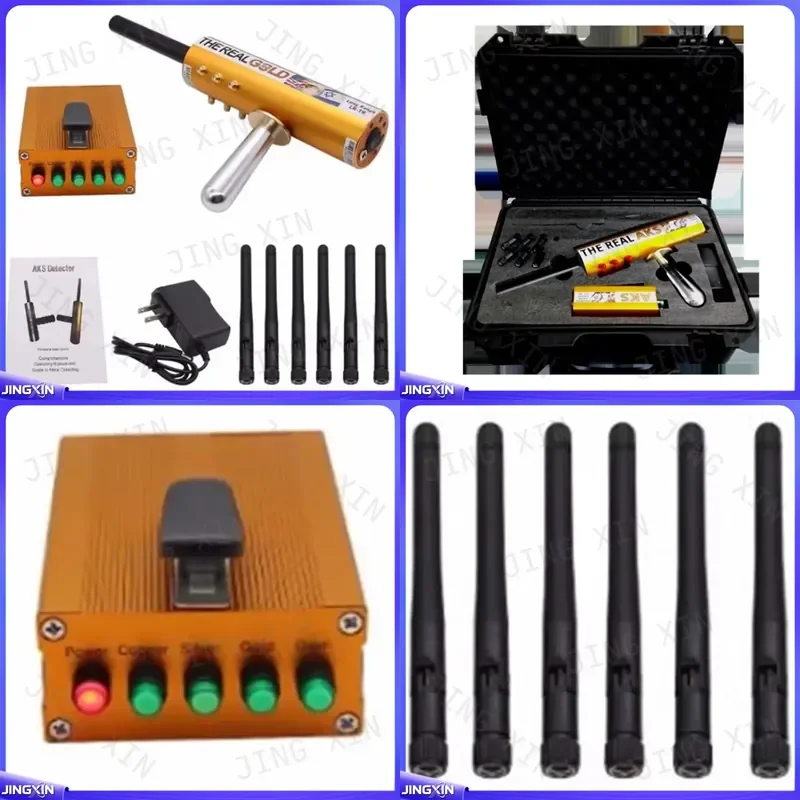 Custom for Long Range Metal Detector 6 Antennas Gold Silver Finder Aluminum Box Handheld Treasure Hunter Deep Search Tool