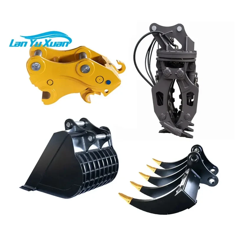 

(Sea shipping) Rippa Construction Machinery Attachments Mini Excavator Parts Bucket/Thumb/Earth Auger/Quick Hitch/Hydraulic Brea