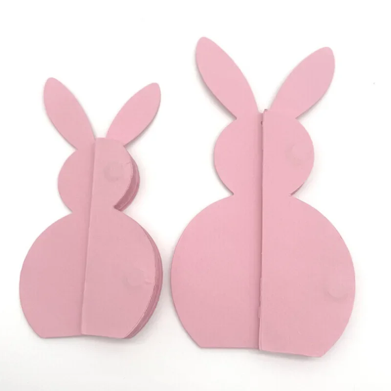 2pcs/set Easter Honeycomb Magnet Closed Rabbit European And American Party Decoration Rabbit Hanging Ornaments Decor Accessories