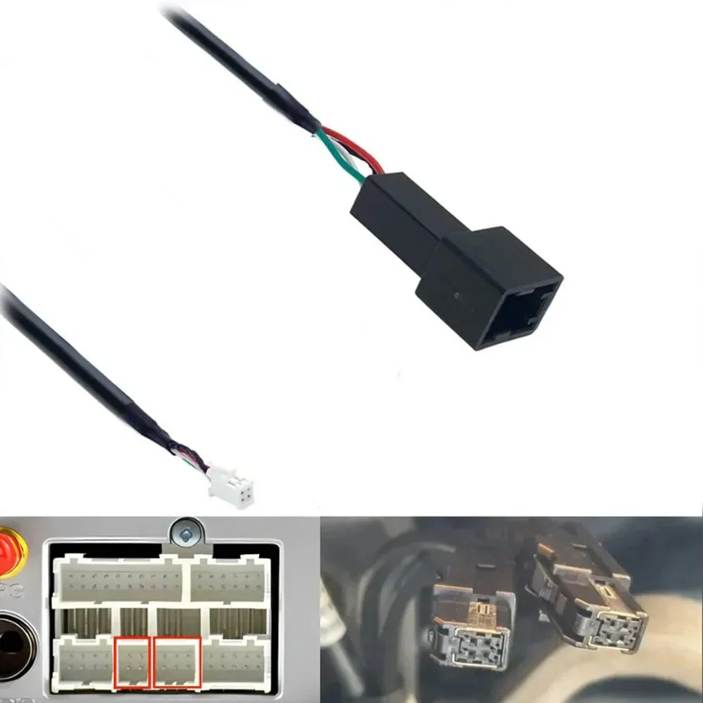 USB Female Cable Car Multimedia to for Android 4PIN to USB Female Cable For Mitsubishi 2018-Up Car Accessories USB interface