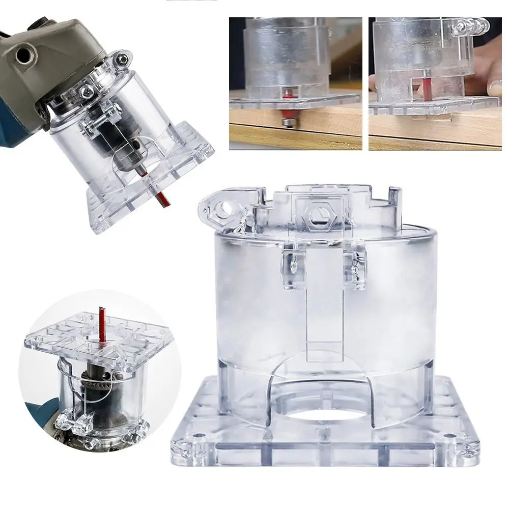 Transparent Grinding Machine Conversion Housing Removable Angle Grinder Accessories Trimming Base Adjustable Fixed