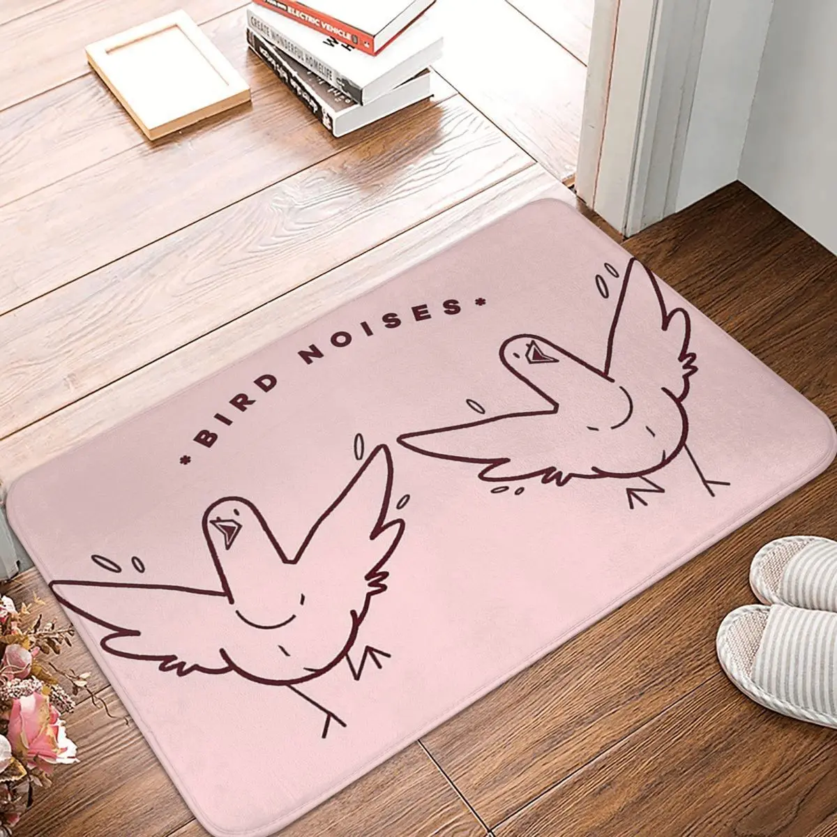 Bird Noises Anti-slip Doormat Floor Mat Durable Carpet Rug for Kitchen Entrance Home Bathroom Living room Footpad Mats