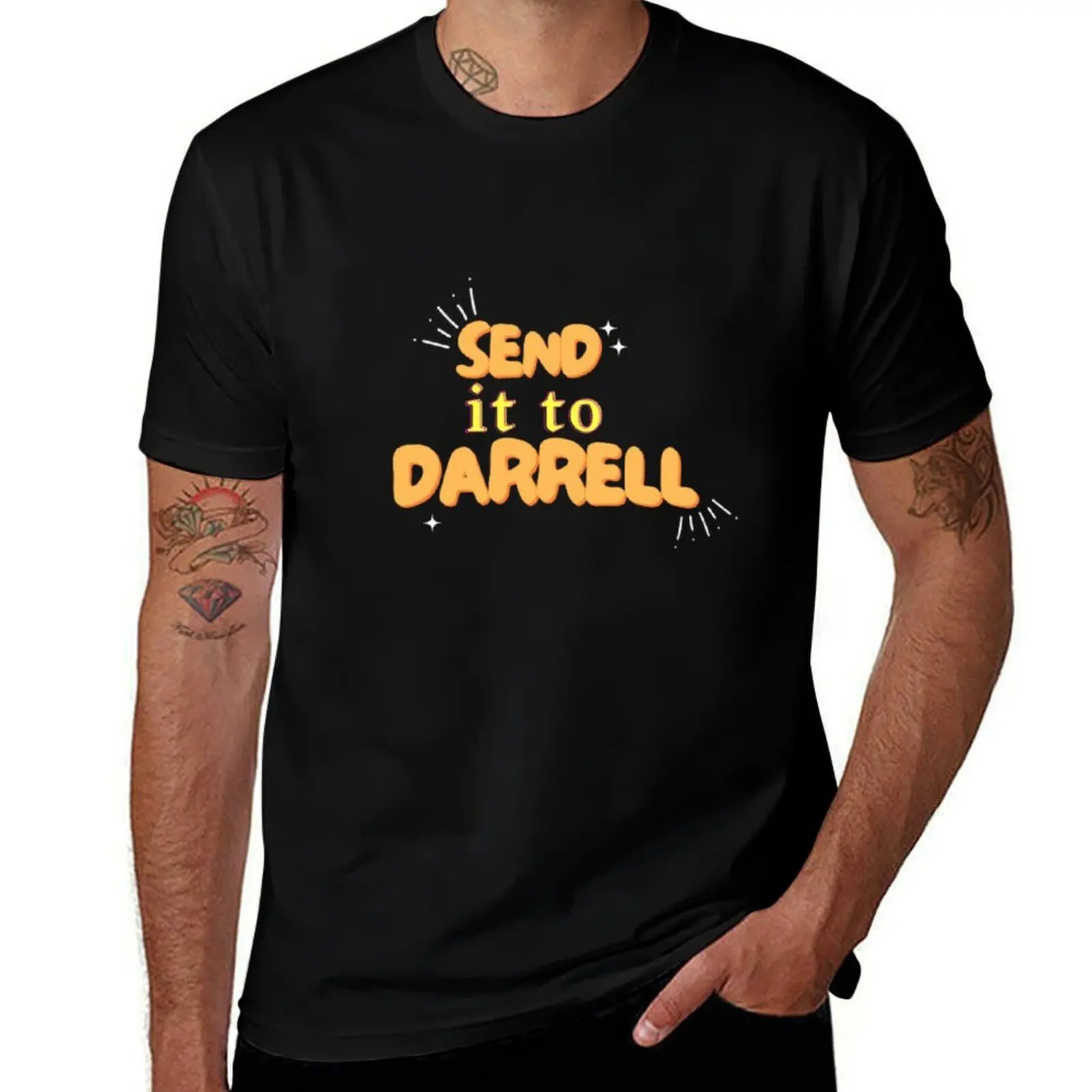 

Send It To Darrell T-Shirt designer shirts new edition basketball graphic tees funny shirt cotton t shirts for men