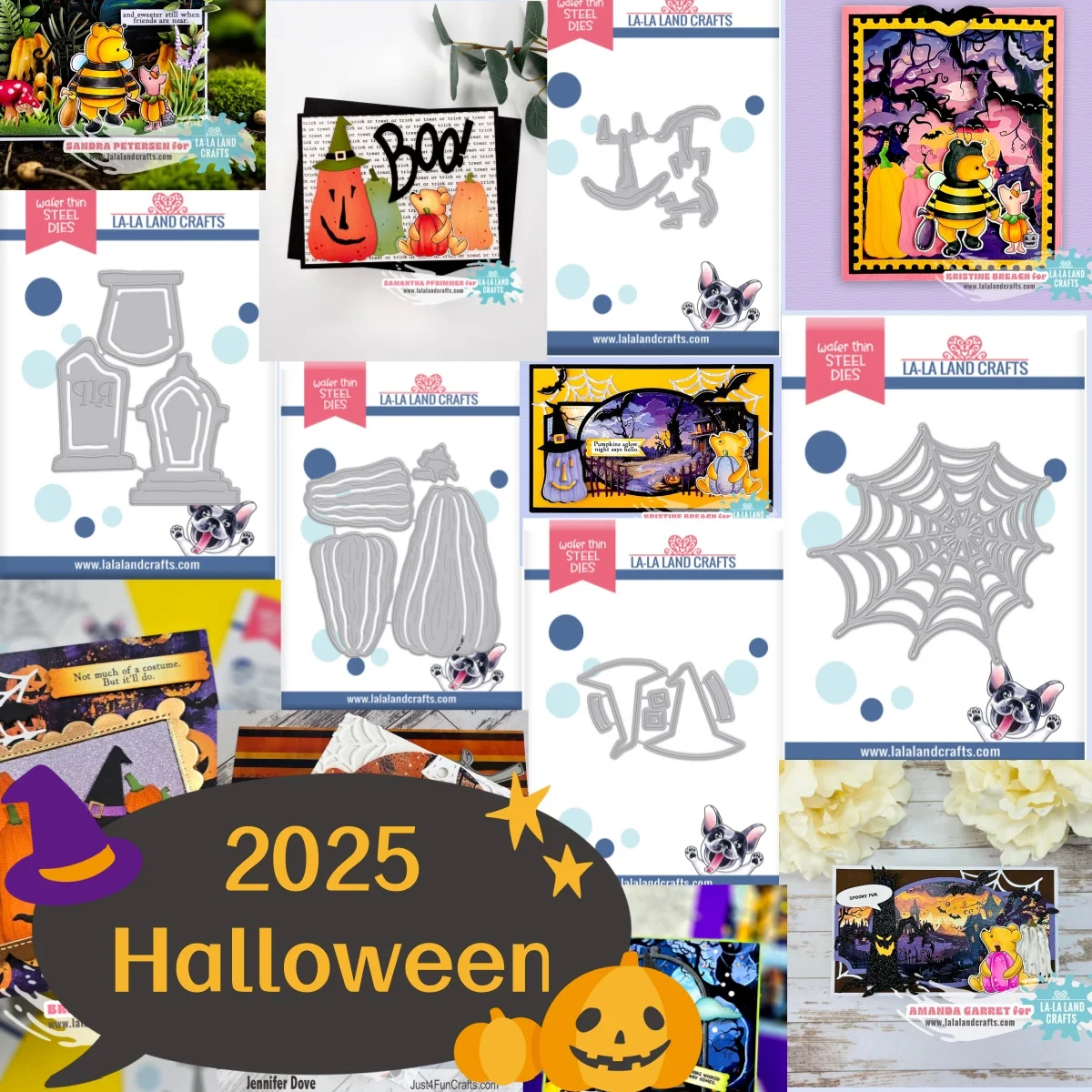 

Witches Hats Spiderweb Gravestones Pumpkin Faces 2025 Halloween Metal Cutting Dies For DIY Decoration Handcraft Paper Craft