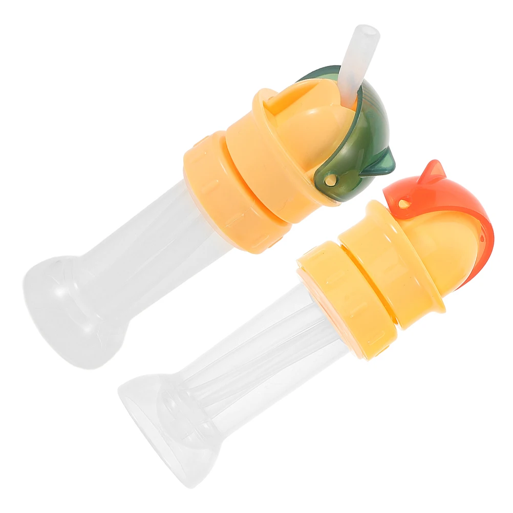 

2Pcs Anti-Leak for Kids Water Container Lid Water Practical Bottle Cover Bottle Straw Lid Storage Container Travel Accessories