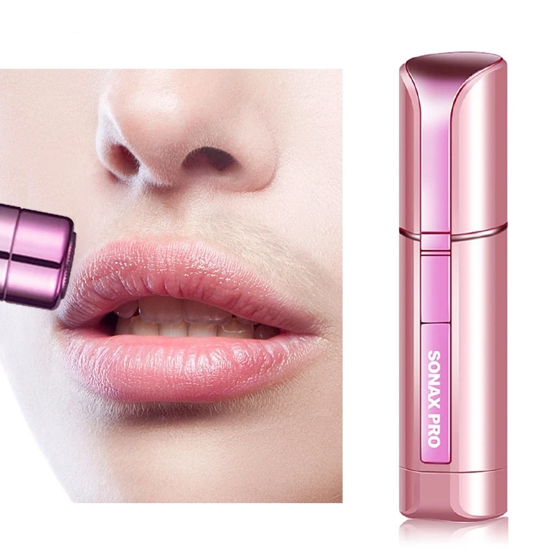 

Portable Women Lipstick Shaver Razor Hair Remover Haircut Painless Depilator Facial Shaving Machine Battery Type