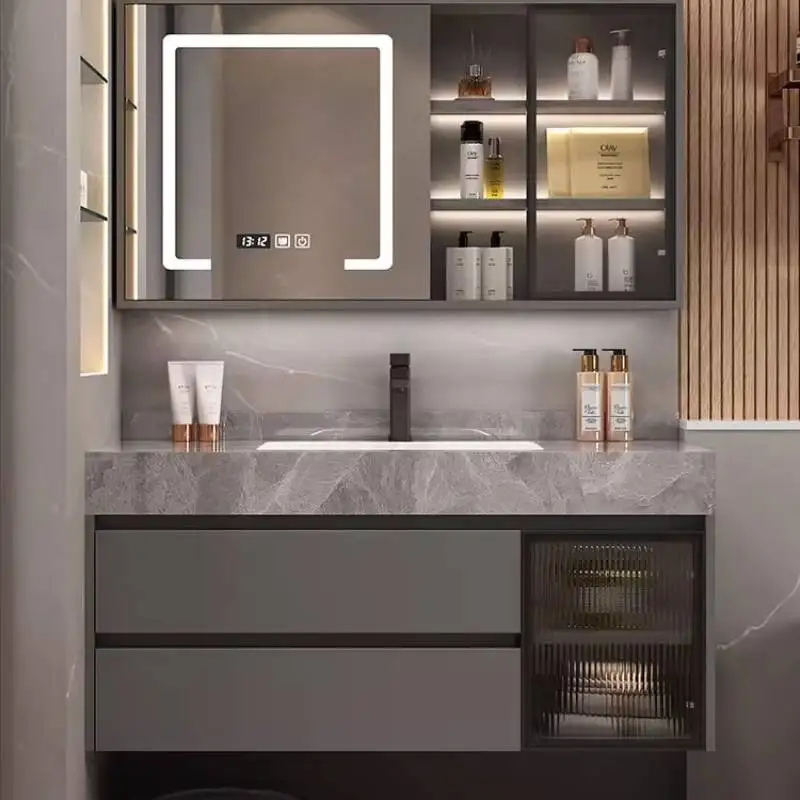 Decorating Bathroom Storage Cabinet Glass Simple Hotel Home Bathroom Storage Cabinet Display Modern Muebles Para Hogar Furniture