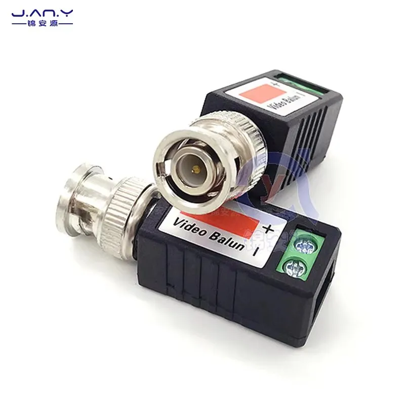 202k passive twisted pair transmitter BNC video transmission filter anti-interference monitoring network cable extension UTP