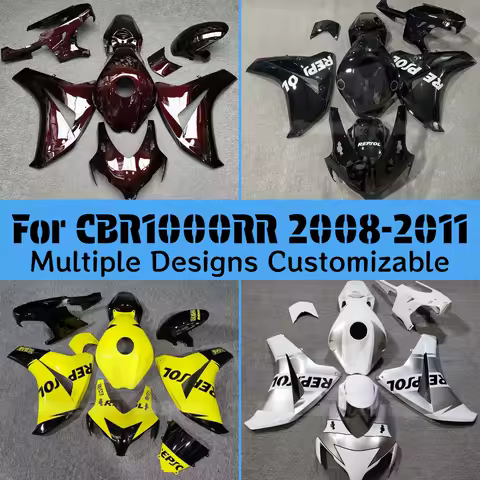 Fairings for HONDA CBR 1000RR 2008 2009 2010 2011 Injection Motorcycle Aftermarket Fairing Kit CBR1000RR 08 09 10 11
