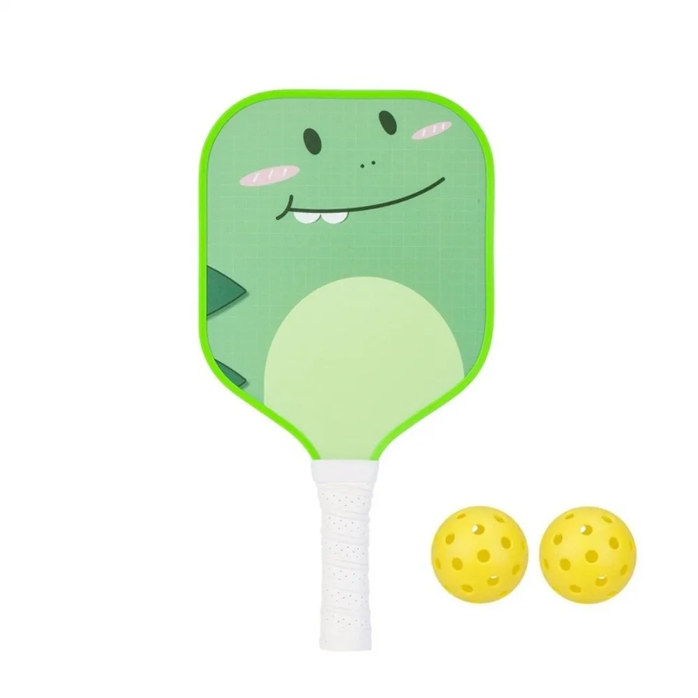Mermaid Cat Pickleball Paddle Toys with 2 Pickleballs Honeycomb Core Pickleball Paddle Set Lightweight Cartoon