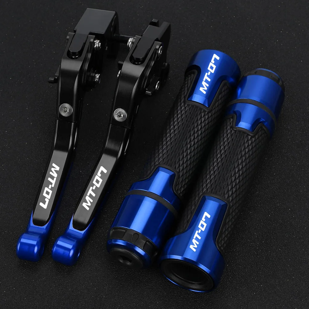 

For Yamaha MT07 MT 07 MT-07 2014-2021 2022 2023 2024 Motorcycle Accessories Brake Clutch Levers Handle Handlebar Grips Ends Caps