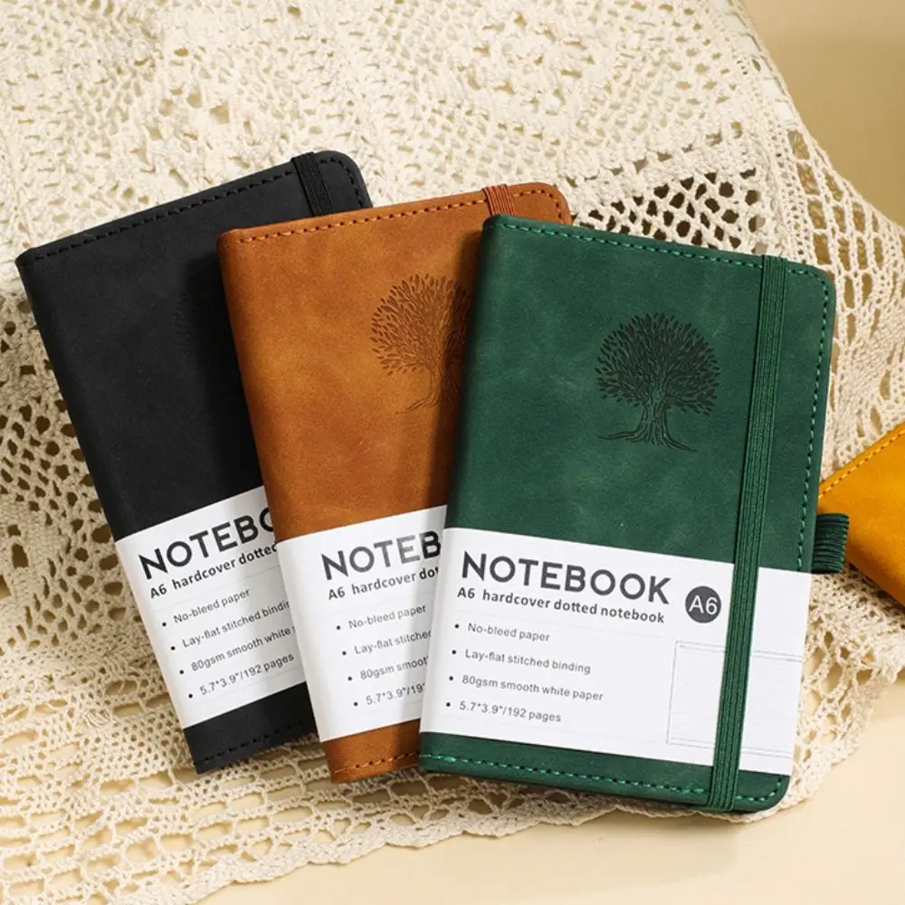 Multi-Purpose Thickened A6 Notebook Horizontal Line Inner Page Flip Over Design Exercise Book 192 Pages Diary Book Students