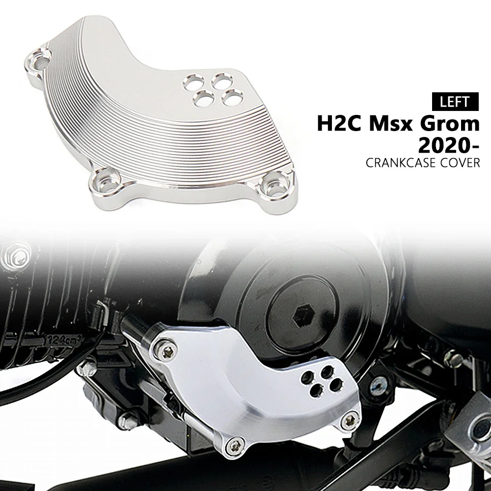 محرك حالة تحطم المنزلق حامي لهوندا H2C MSX GROM Msx Grom 2020 2021 2022 علبة المرافق غطاء حماية دراجة نارية الملحقات