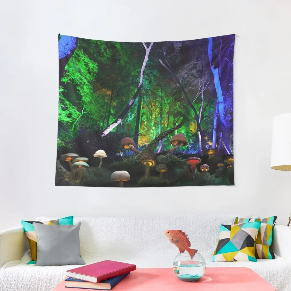 

FAIRY'SMUSHROOM FOREST Tapestry Bedroom Decor Living Room Decoration Room Decorations Tapestry