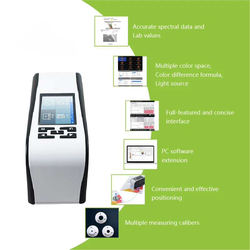 SKZ2300 Measuring accuracy 0.01 portable color difference meter color spectrum analyzer